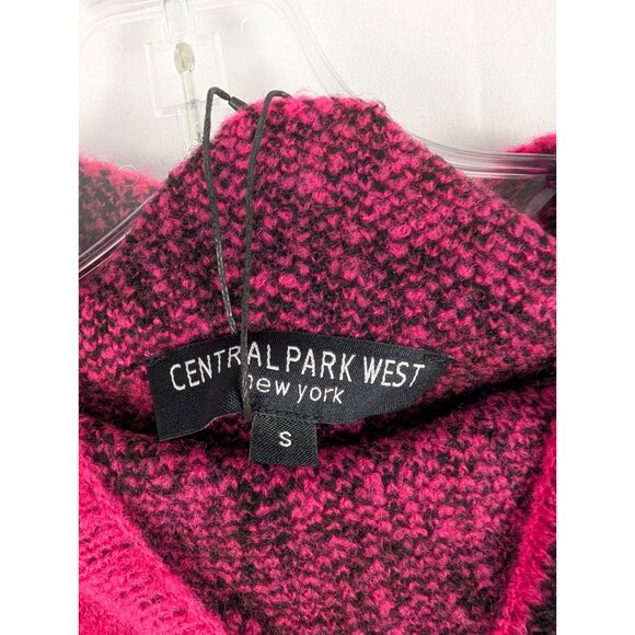 Central Park West Sweater Womens Small Pink Black Blanche Abstract Pullover NWT - Picture 6 of 7